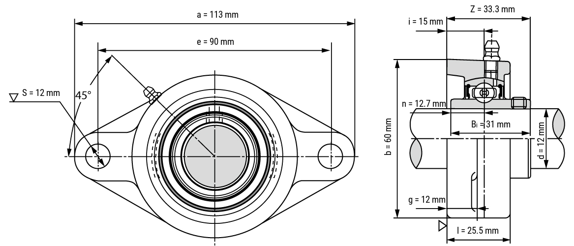 Flanged Housing Units SSUCFL Series